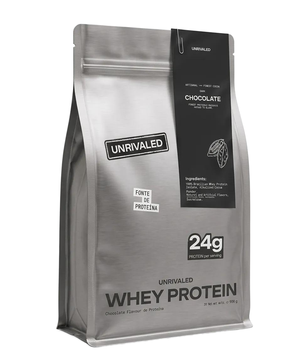 Refil de whey protein UNRIVALED sabor chocolate